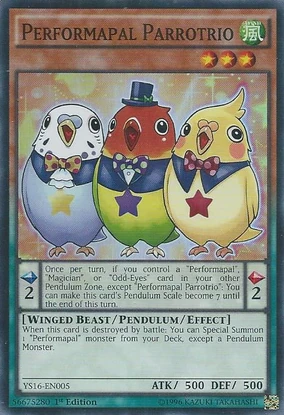 Performapal Parrotrio | Yu-Gi-Oh! Wiki | Fandom Performapal Parrotrio | Yu-Gi-Oh! Wiki | Fandom