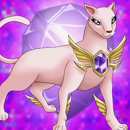 Crystal Beast Amethyst Cat (anime) | Yu-Gi-Oh! Wiki | Fandom
