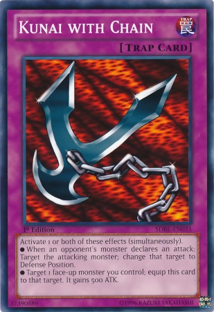 Card Errata:Kunai with Chain | Yu-Gi-Oh! Wiki | Fandom