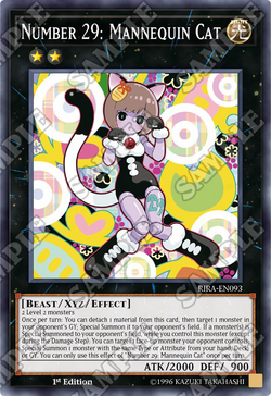 Card Gallery:Number 29: Mannequin Cat | Yu-Gi-Oh! Wiki | Fandom