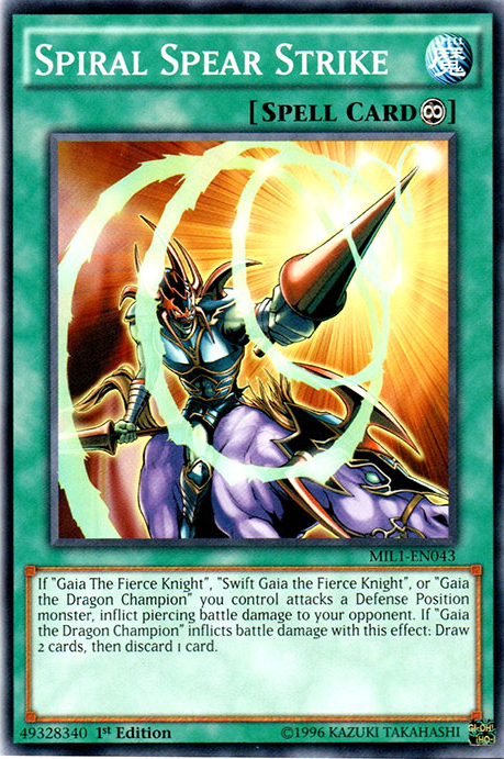 Spiral Spear Strike | Yu-Gi-Oh! Wiki | Fandom