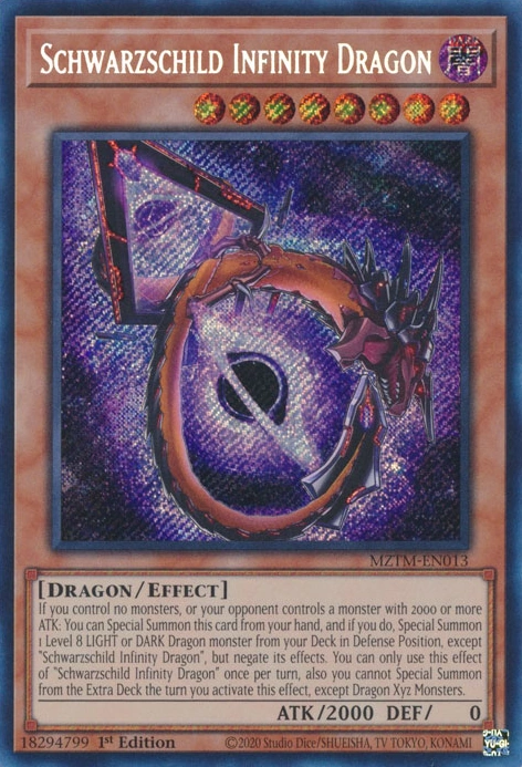 Schwarzschild Infinity Dragon | Yu-Gi-Oh! Wiki | Fandom