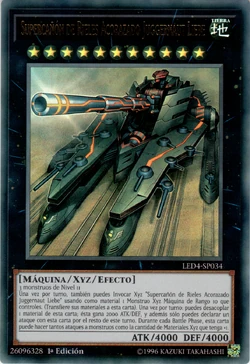 ユニバーサルカント Yugioh Superdreadnought Rail Cannon Juggernaut Liebe MGED-EN066
