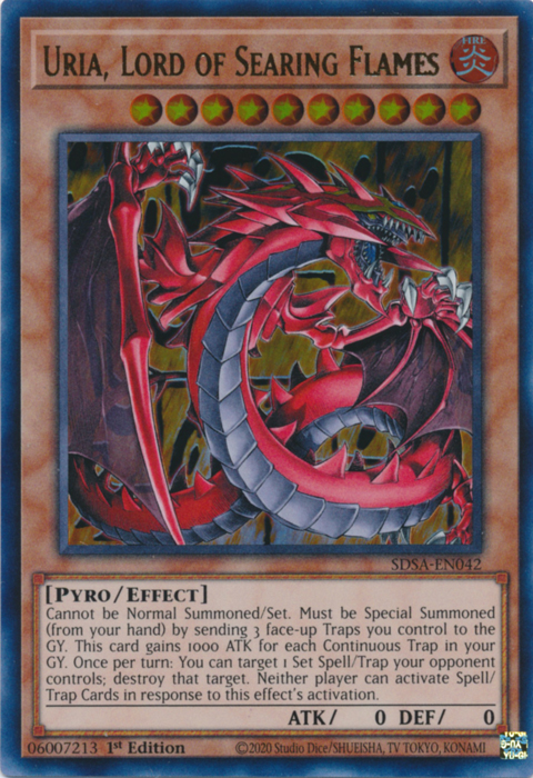 Uria, Lord of Searing Flames | Yu-Gi-Oh! Wiki | Fandom