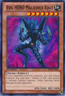 Card Gallery:Evil HERO Malicious Edge | Yu-Gi-Oh! Wiki | Fandom
