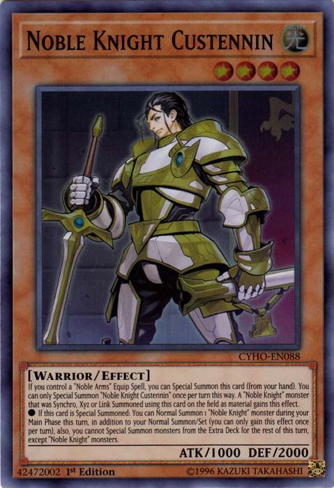 Noble Knight Custennin, Yu-Gi-Oh! Wiki