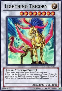 遊戯王　ライトニング・トライコーン　レリーフ　PSA10 遊戯王 ライトニング・トライコーン/レリーフ/ドイツ/EU版