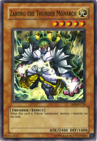 Card Errata:Zaborg the Thunder Monarch | Yu-Gi-Oh! Wiki | Fandom