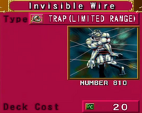 Invisible Wire (DOR), Yu-Gi-Oh! Wiki
