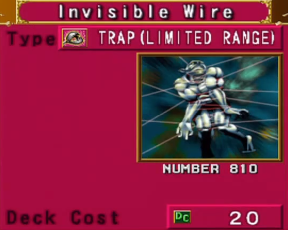 Invisible Wire (DOR) - Yugipedia - Yu-Gi-Oh! wiki