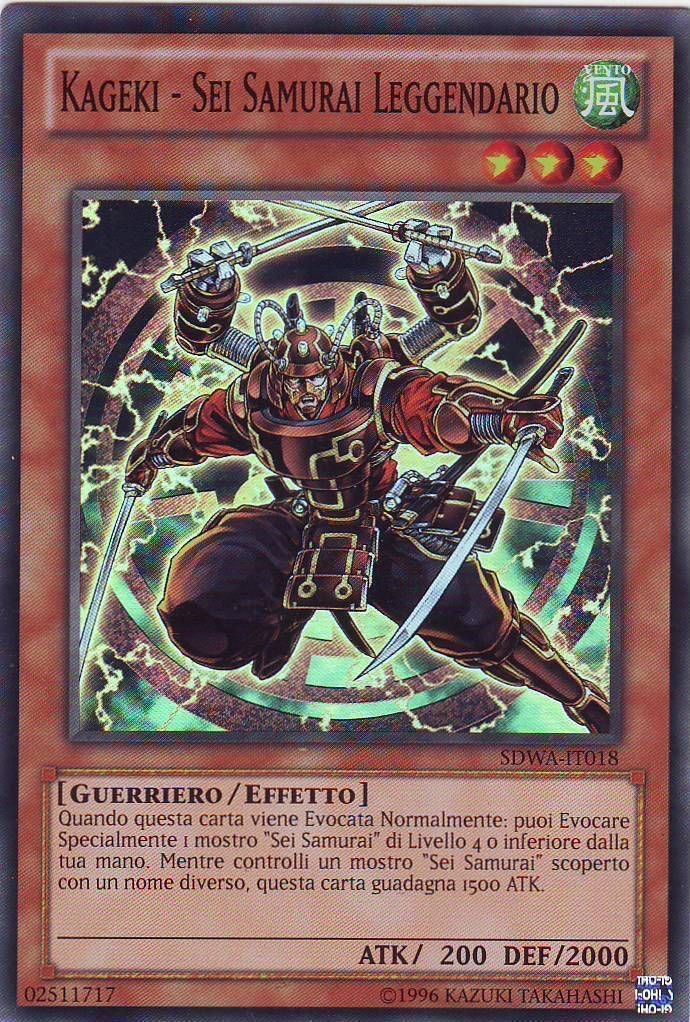 Set Card Galleries:Samurai Warlords Structure Deck (TCG-IT-UE) | Yu-Gi-Oh!  Wiki | Fandom
