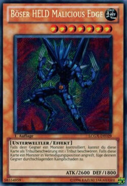 Böser HELD Inferno Wing LCGX-DE067 Super Rare DE Yugioh Konami 