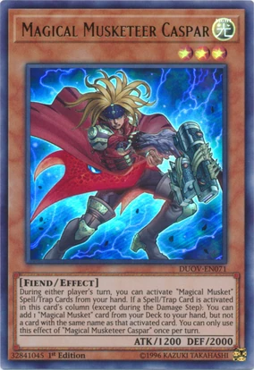 Magical Musketeer Caspar | Yu-Gi-Oh! Wiki | Fandom