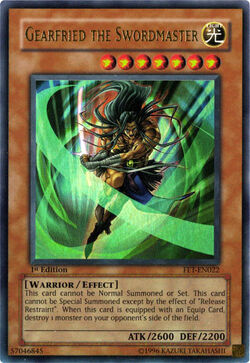 遊戯王OCG デュエルモンスターズ Gearfried the Swordmaster 1st Edition 遊戯王OCG デュエルモンスターズ Gearfried the Swordmaster 1st