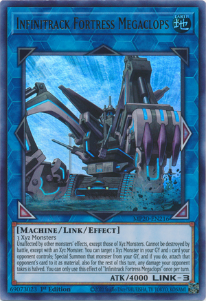 Infinitrack Fortress Megaclops, Yu-Gi-Oh! Wiki