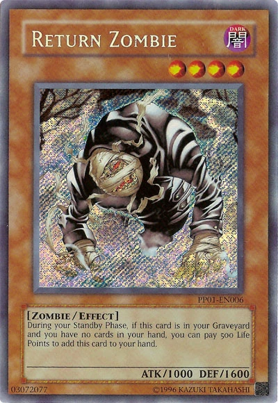 Card Errata:Return Zombie | Yu-Gi-Oh! Wiki | Fandom