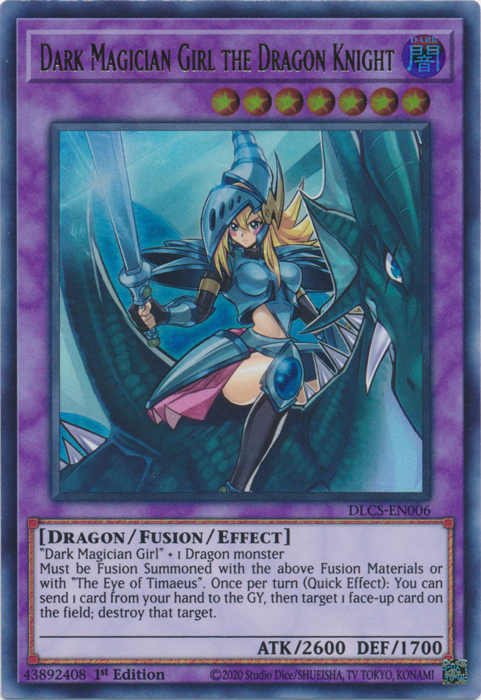 carte YU-GI-OH DLCS-FR006-B Magicienne des Ténèbres le Dragon