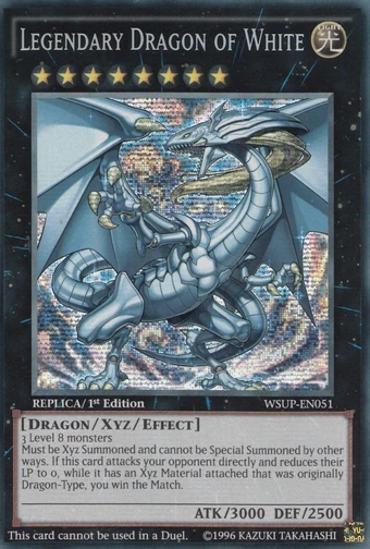 Card Errata:Legendary Dragon of White | Yu-Gi-Oh! Wiki | Fandom