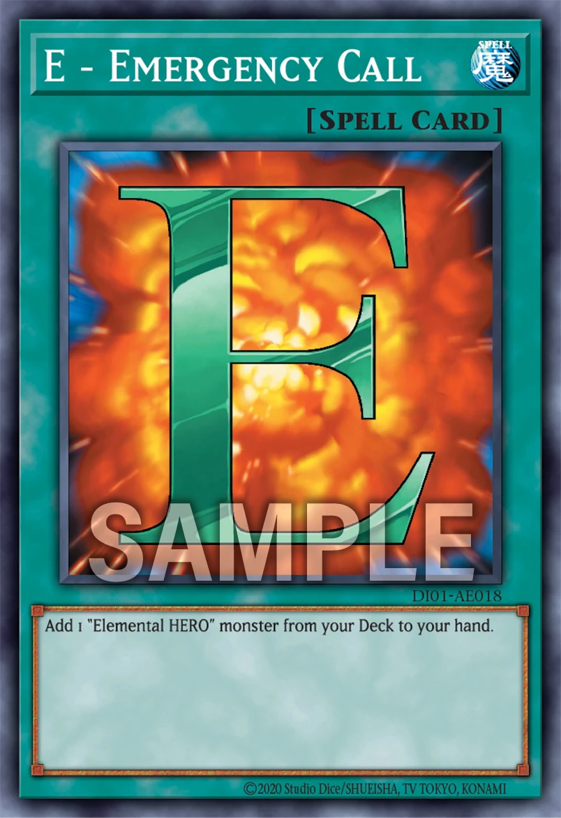 yugioh card e Amazon.com: YuGiOh 5D's Collectible Tin Single Card Elemental Hero Stratos  CT07-EN006 Super Rare Limited Edition Promo : Toys & Games