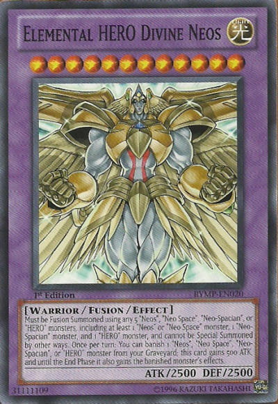 yugioh gx elemental hero divine neos