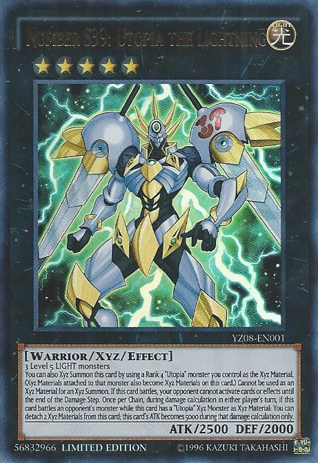 Card Errata:Number S39: Utopia the Lightning | Yu-Gi-Oh