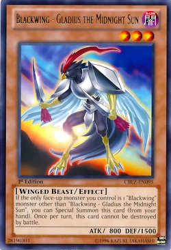 Card Gallery:Blackwing - Gladius the Midnight Sun | Yu-Gi-Oh! Wiki