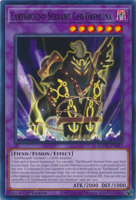 Earthbound Servant Geo Gremlina | Yu-Gi-Oh! Wiki | Fandom