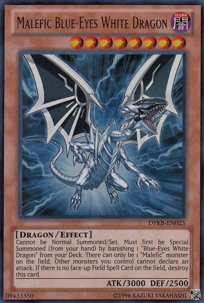 malefic blue eyes white dragon anime