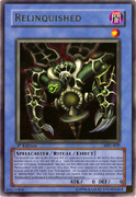 An example of the Series 3 layout on Ritual Monster Cards. This is "Relinquished", from Magic Ruler.