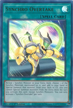 【 新品・未使用 】 貴重品　 SYNCHRONICITY Card Card Gallery:Synchro Overtake | Yu-Gi-Oh! Wiki | Fandom