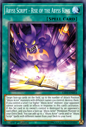 Abyss Script - Rise of the Abyss King, Yu-Gi-Oh! Wiki