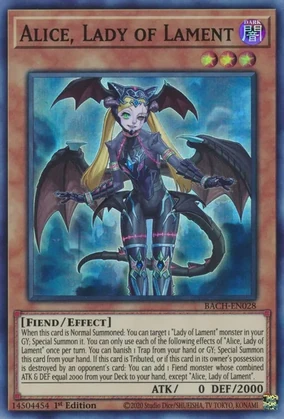 Alice, Lady of Lament | Yu-Gi-Oh! Wiki | Fandom Alice, Lady of Lament | Yu-Gi-Oh! Wiki | Fandom
