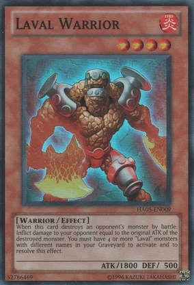 laval yugioh cards Searing Fire Wall - HA05-EN027 Super Rare main image 1
