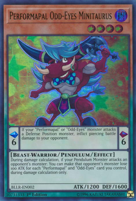 Performapal Odd Eyes Minitaurus Yu Gi Oh Wiki Fandom