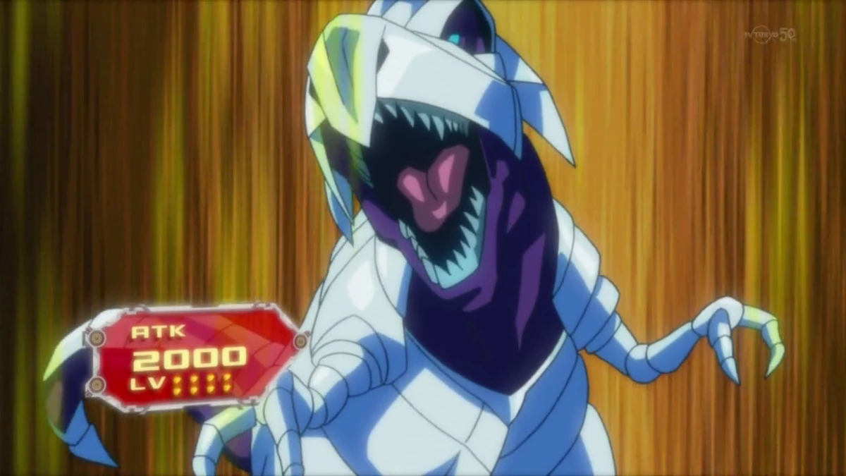 Carte Yu-Gi-Oh! Tyranno Super Conducteur SD09-FR001 1ère édition Ultra