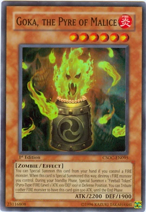 Card Errata:Goka, the Pyre of Malice | Yu-Gi-Oh! Wiki | Fandom