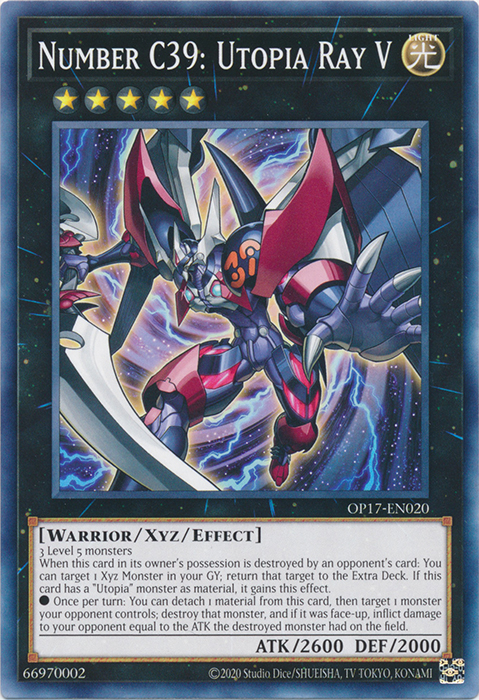 YuGiOh! OCG Structure Deck Overlay Universe Number 39 Utopia ZEXAL