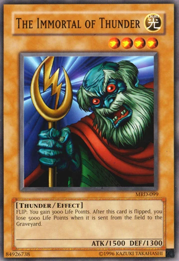 Card Errata:The Immortal of Thunder | Yu-Gi-Oh! Wiki | Fandom