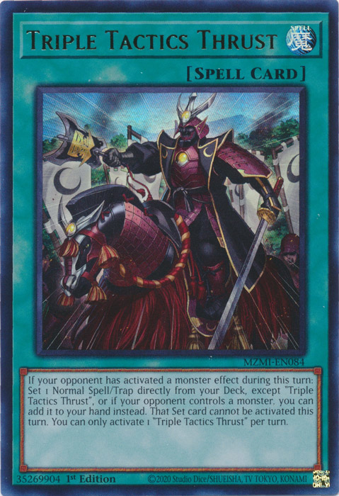 Triple Tactics Thrust | Yu-Gi-Oh! Wiki | Fandom