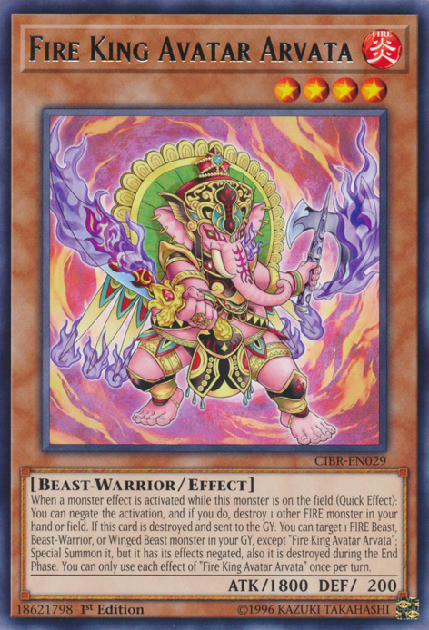 Yu-Gi-Oh! Wiki - Fire King Avatar Arvata