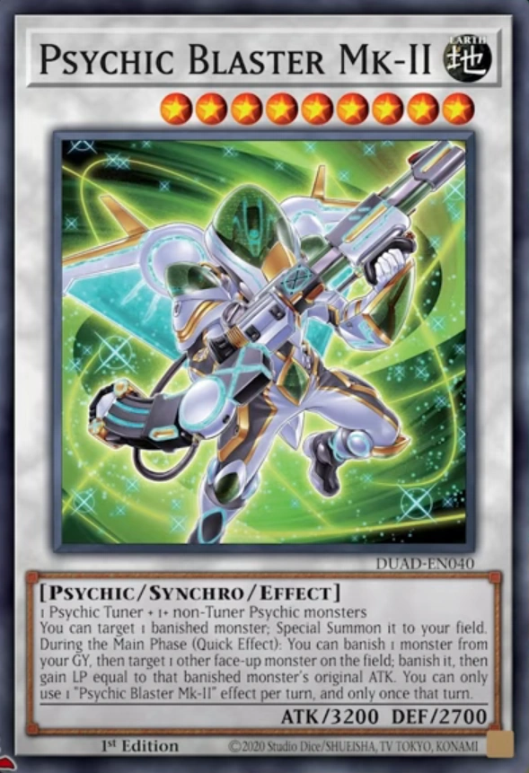 Card Gallery:Psychic Blaster Mk-II | Yu-Gi-Oh! Wiki | Fandom