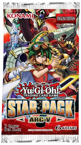 Arc-V 10x 1st edition Yu-Gi-Oh Star Pack sealed booster packs lot 