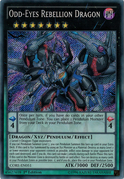 An example of the Series 9 layout on Xyz Pendulum Monster Cards with long Pendulum Effect text. This is "Odd-Eyes Rebellion Dragon", from Clash of Rebellions.