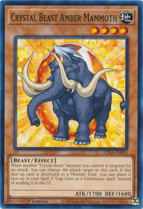 Card Errata Crystal Beast Amber Mammoth Yu Gi Oh Wiki Fandom