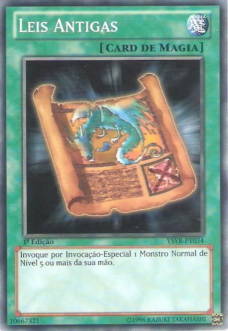 Yugioh regras para baralho comum