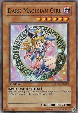 female cards yugioh Dark Magician Girl Knight Custom Orica card – RushforTacos Custom Cards main image 0