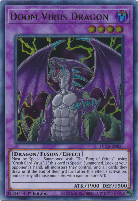 yugioh doom virus dragon