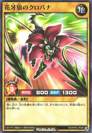 遊戯王 Flowerfang Wolf Kurobana | Yu-Gi-Oh! Wiki | Fandom