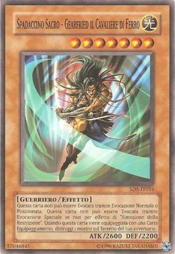 遊戯王OCG デュエルモンスターズ Gearfried the Swordmaster 1st Edition s-l400.jpg