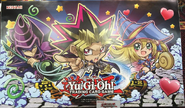 Yami Yugi (prototype design): Dark Magician and Dark Magician Girl